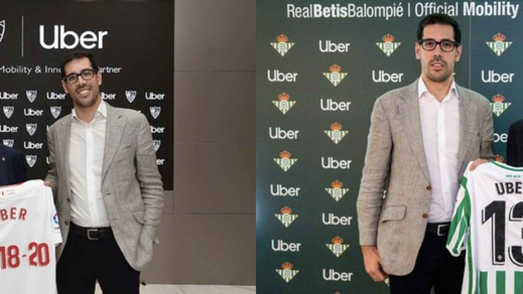 Acuerdo entre Betis y Sevilla con Uber.