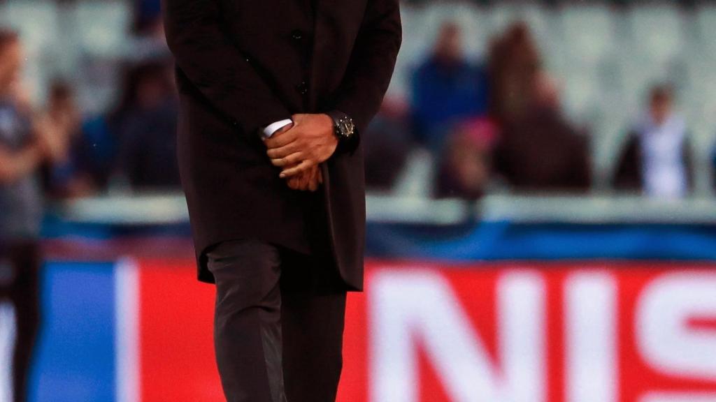 Thierry Henry, durante un partido como entrenador en la Champions League