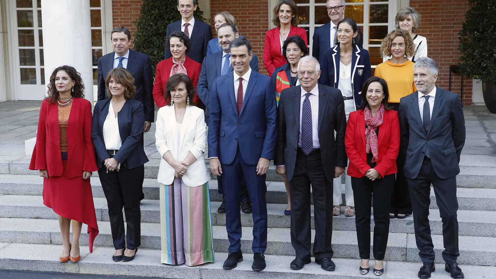Foto de familia del Gobierno de Sánchez tomada a principios de octubre.