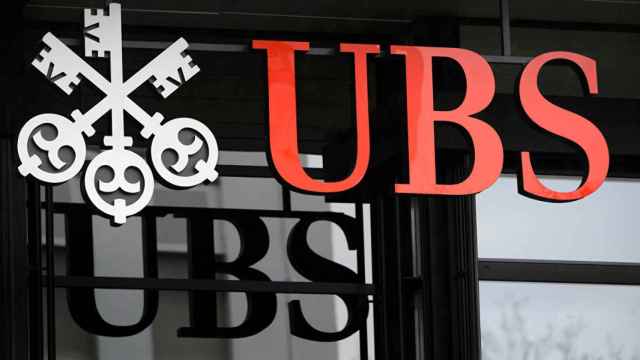 El logo del banco UBS en una imagen de archivo.