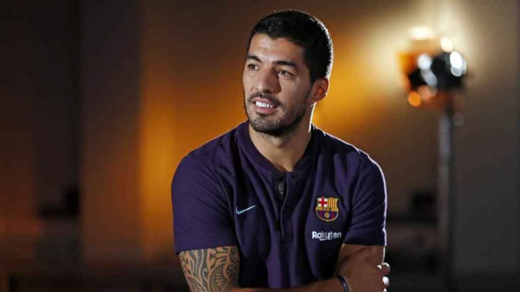 Luis Suárez, en una entrevista en Barça TV