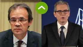 COMO LEONES: Jordi Gual (Caixabank) y Pablo Isla (Inditex).