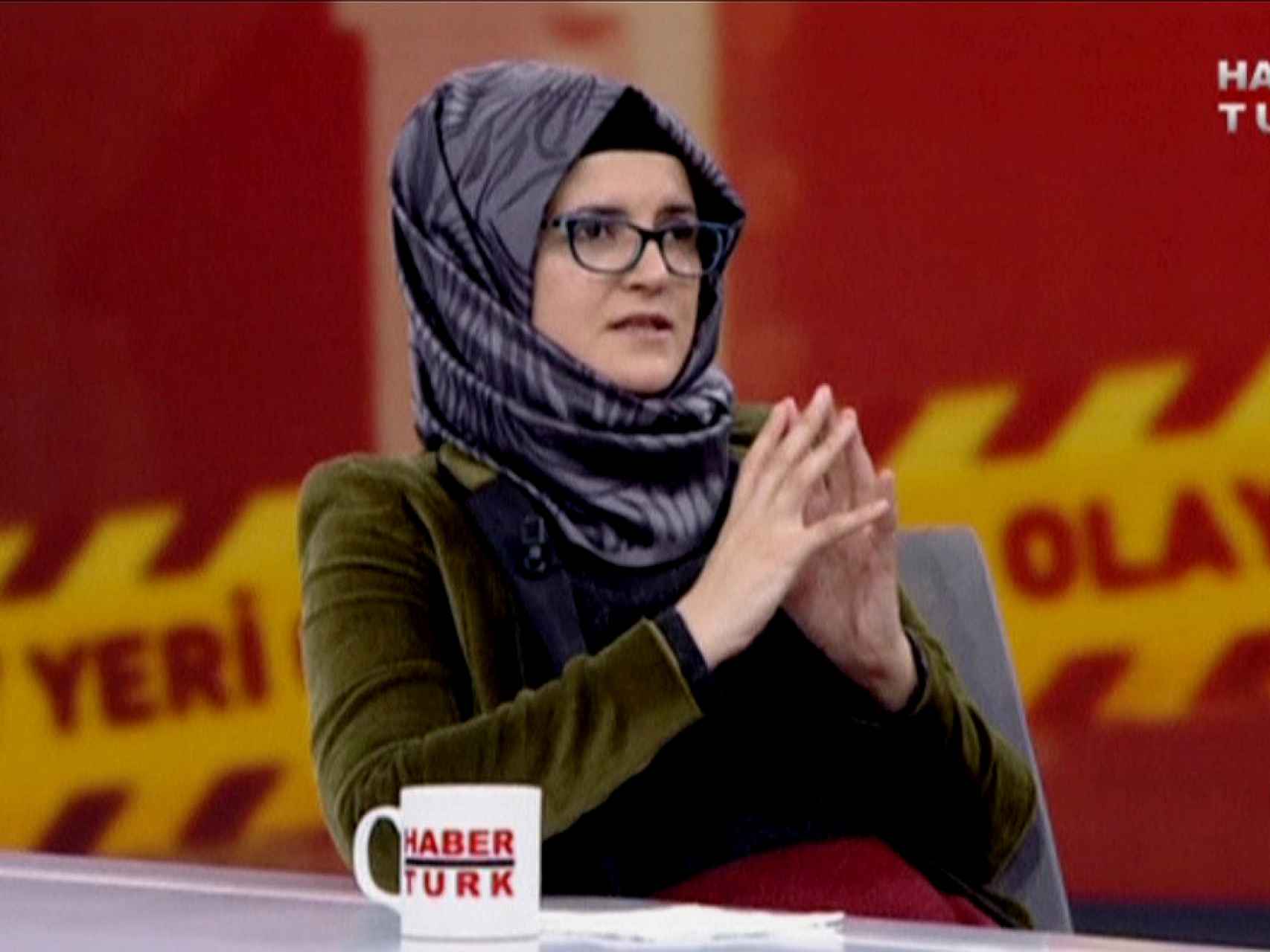 Hatice Cengiz, la novia turca del periodista saudí asesinado Jamal Khashoggi.