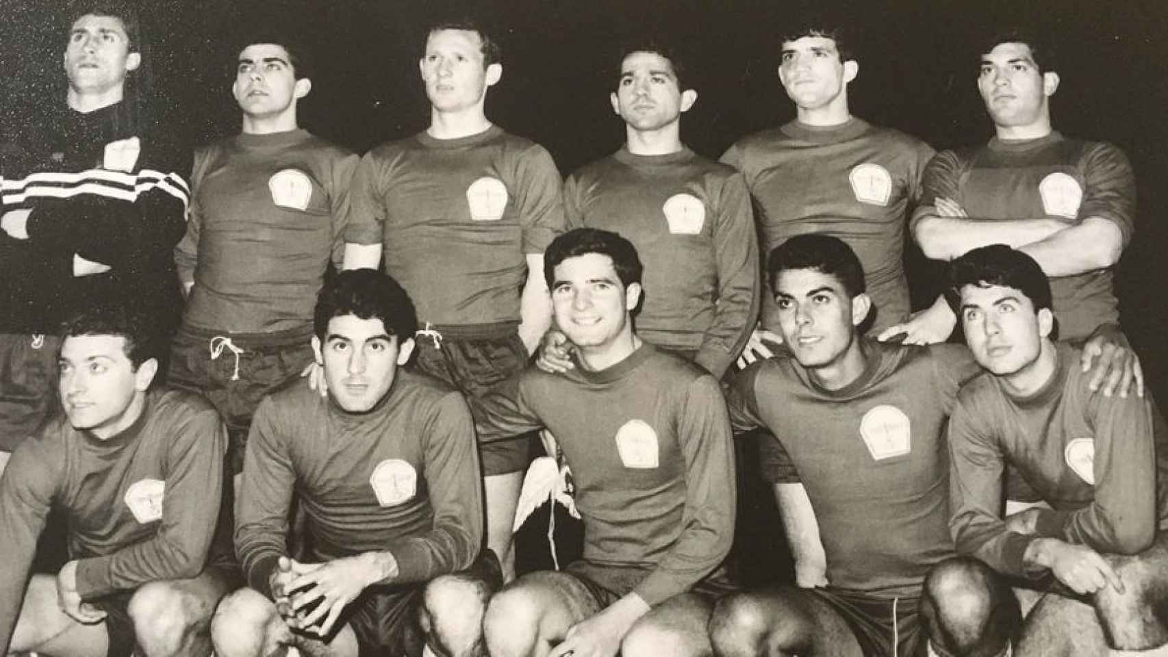 Jugadores de la selección nacional militar de 1965.