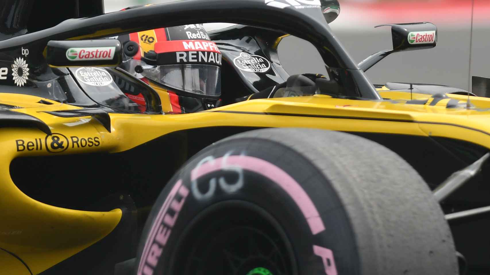 Carlos Sainz en el Gran Premio de México