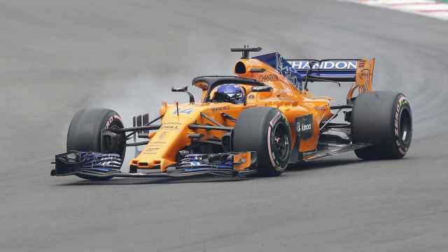 Fernando Alonso en el Gran Premio de México de Fórmula 1