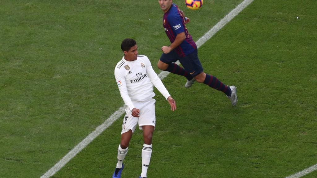 Varane, en El Clásico.