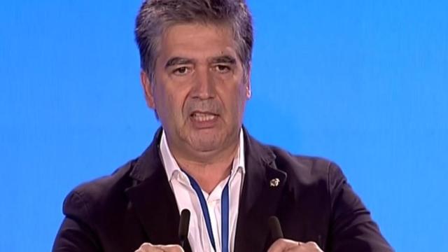 Ignacio Cosidó, durante su intervención en la interparlamentaria del PP en Sevilla