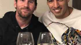 Messi y Suárez tras El Clásico