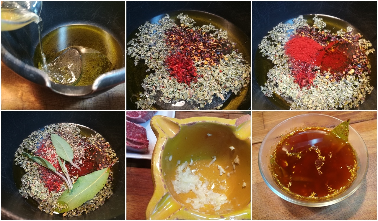 Churrasco de al horno con salsa chimichurri casera