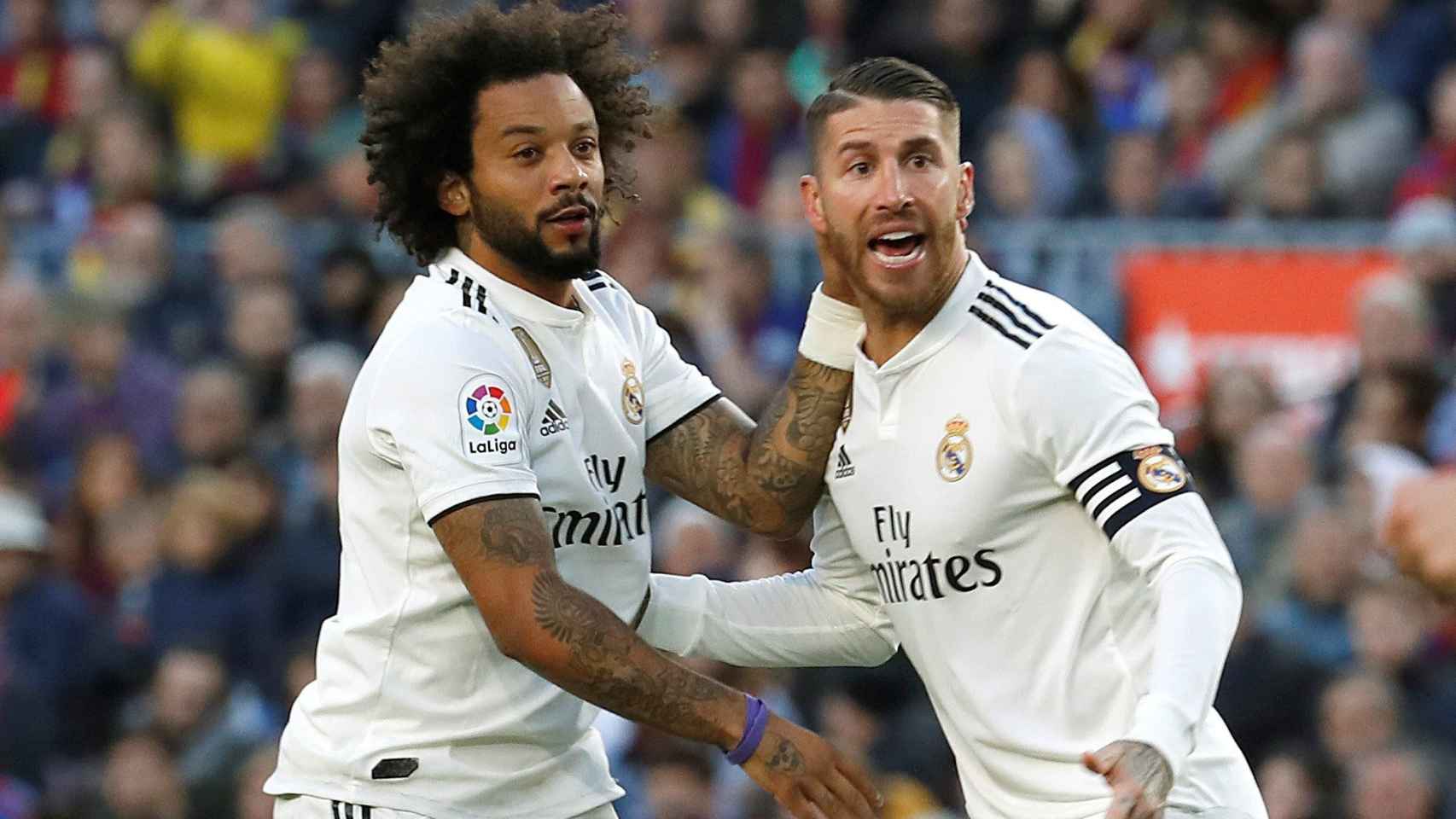 Sergio Ramos y Marcelo, los dos capitanes del Real Madrid