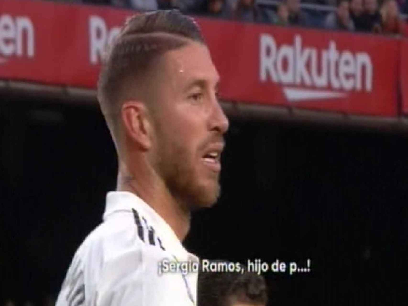 Insultos a Sergio Ramos en el Camp Nou