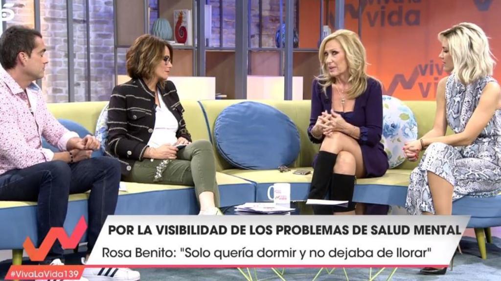 Rosa Benito durante el momento de su confesión.