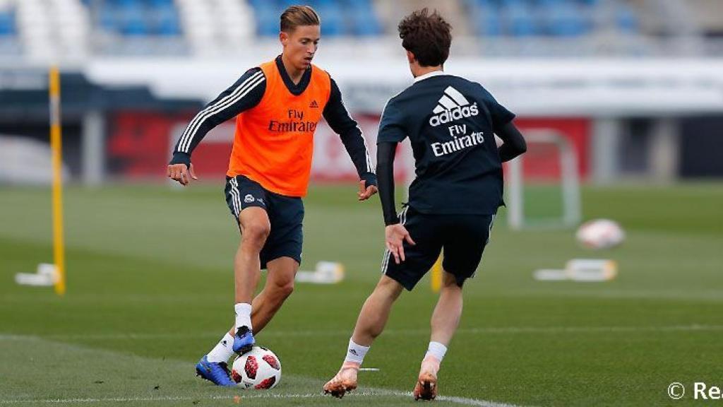 Entrenamiento del Real Madrid