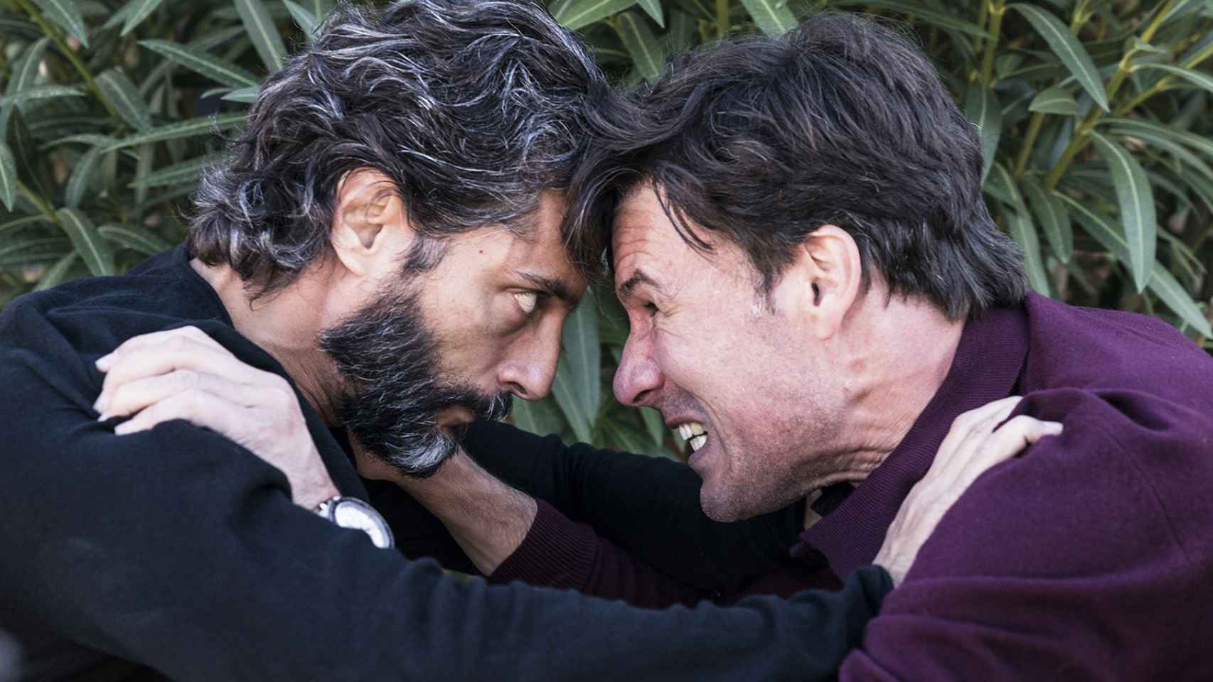 Joaquín Furriel y Daniel Grao en la película.