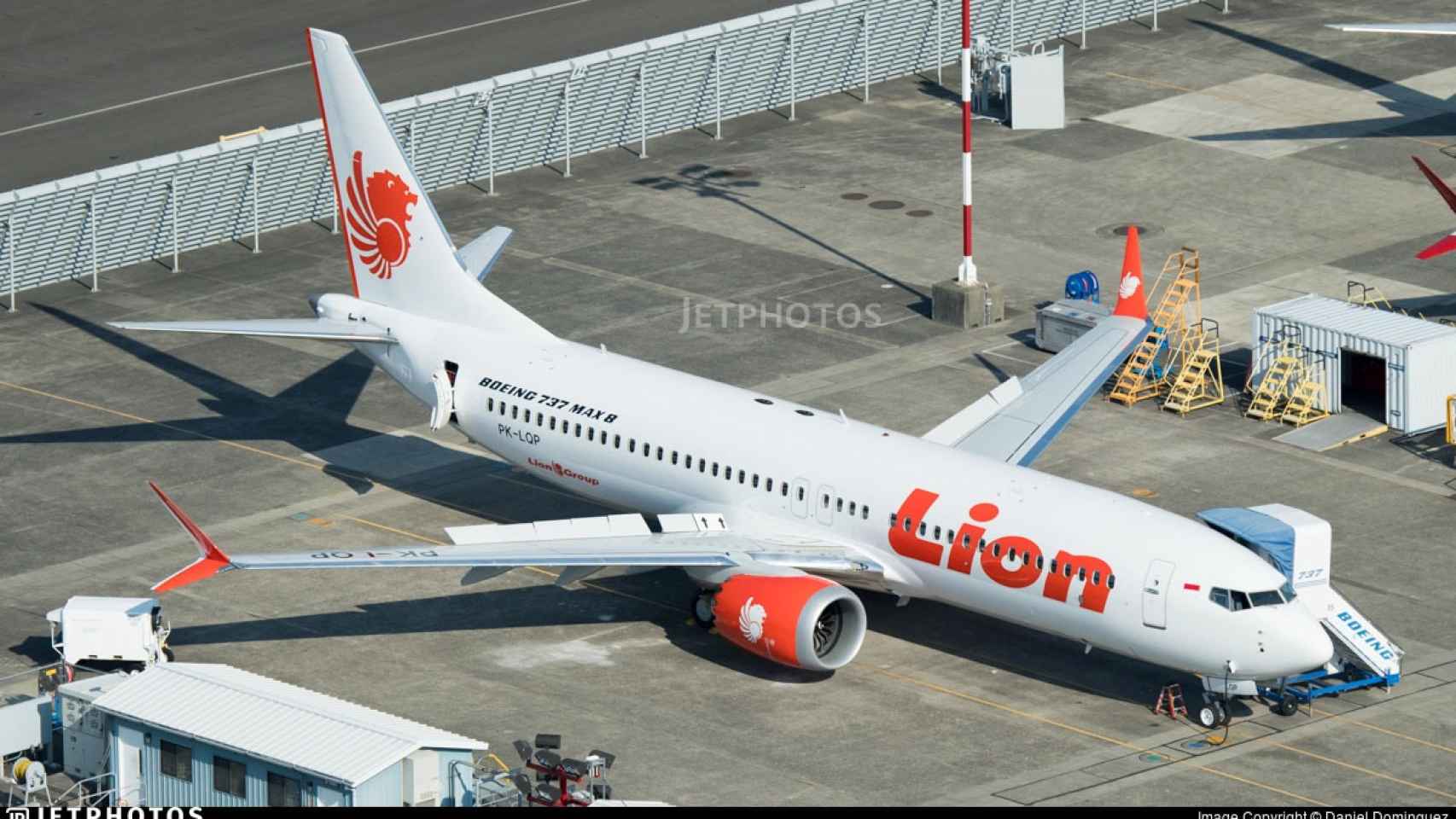 Imagen de un Boeing 737 MAX de la compañía Lion Air.