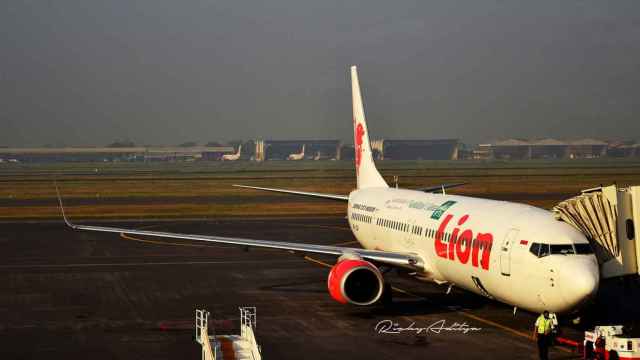 Un avion Boeing 737 MAX de la compañía Lion Air, la que sufrió el accidente en Indonesia.