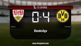 El Borussia Dortmund derrotó al Stuttgart por 0-4