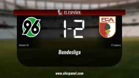 El FC Augsburg ganó en casa del Hannover 96