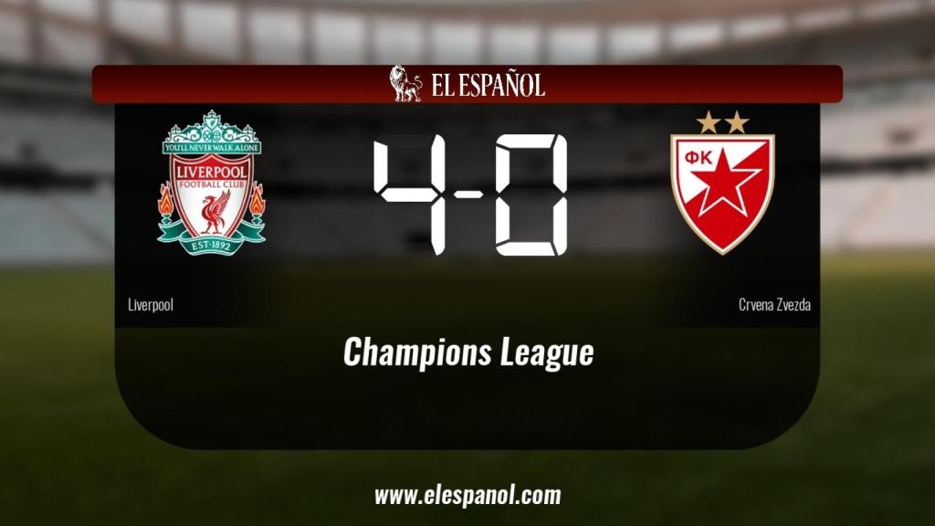 El Liverpool venció como local al Crvena Zvezda