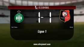El Rennes logra un empate a uno frente al Saint Etienne
