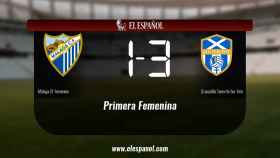 El Granadilla Tenerife Egatesa vence 1-3 frente al Málaga