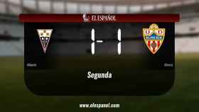 El Albacete y el Almería empataron a uno