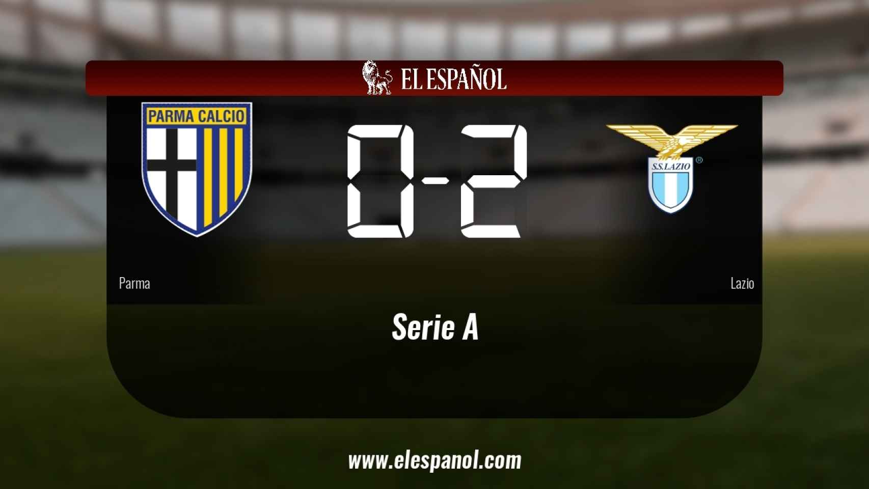 El Lazio vence 0-2 frente al Parma