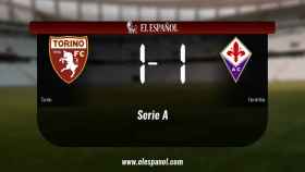 Empate (1-1) entre el Torino y la Fiorentina