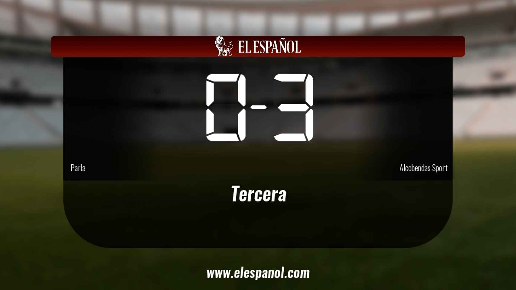 El Parla cae derrotado frente al Alcobendas Sport por 0-3