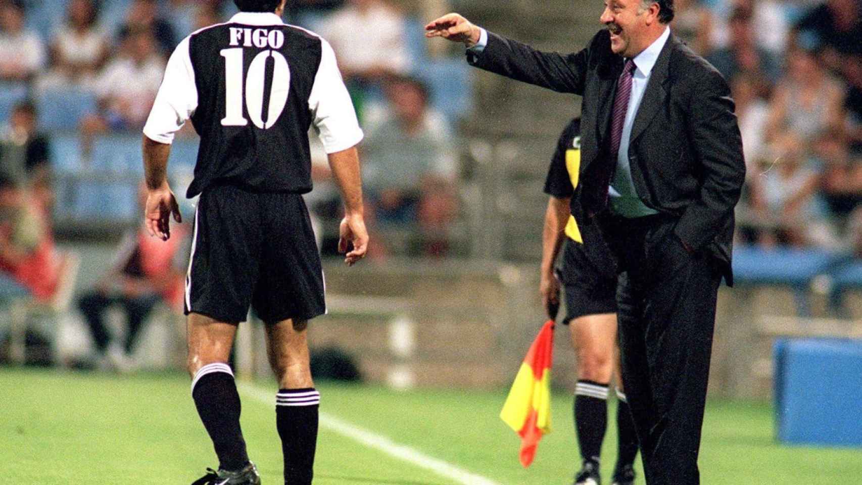 Vicente del Bosque en su etapa como entrenador del Real Madrid