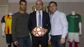 Andreu Subies, junto a Gerard y Sergio