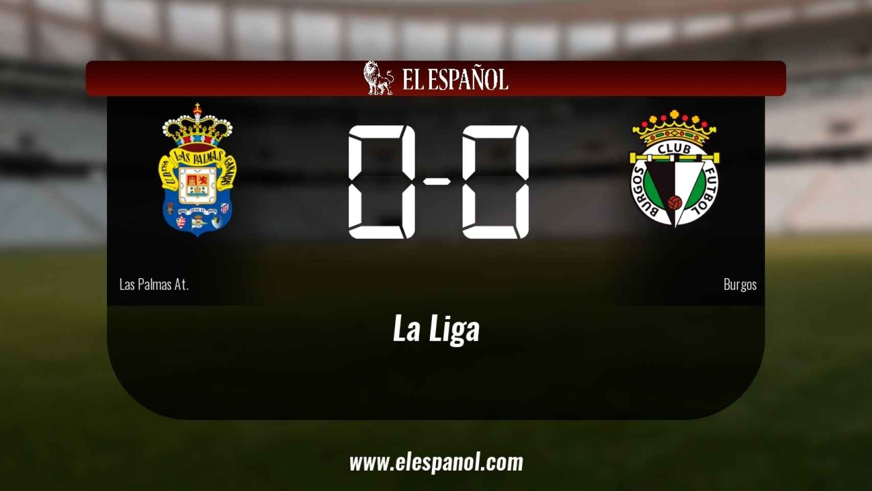 Las Palmas At. y el Burgos sólo sumaron un punto (0-0)