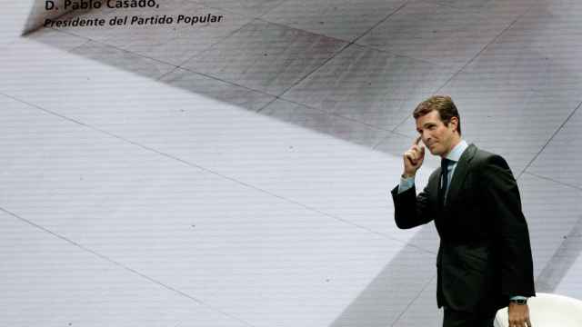 El presidente del PP, Pablo Casado, en una imagen de archivo.