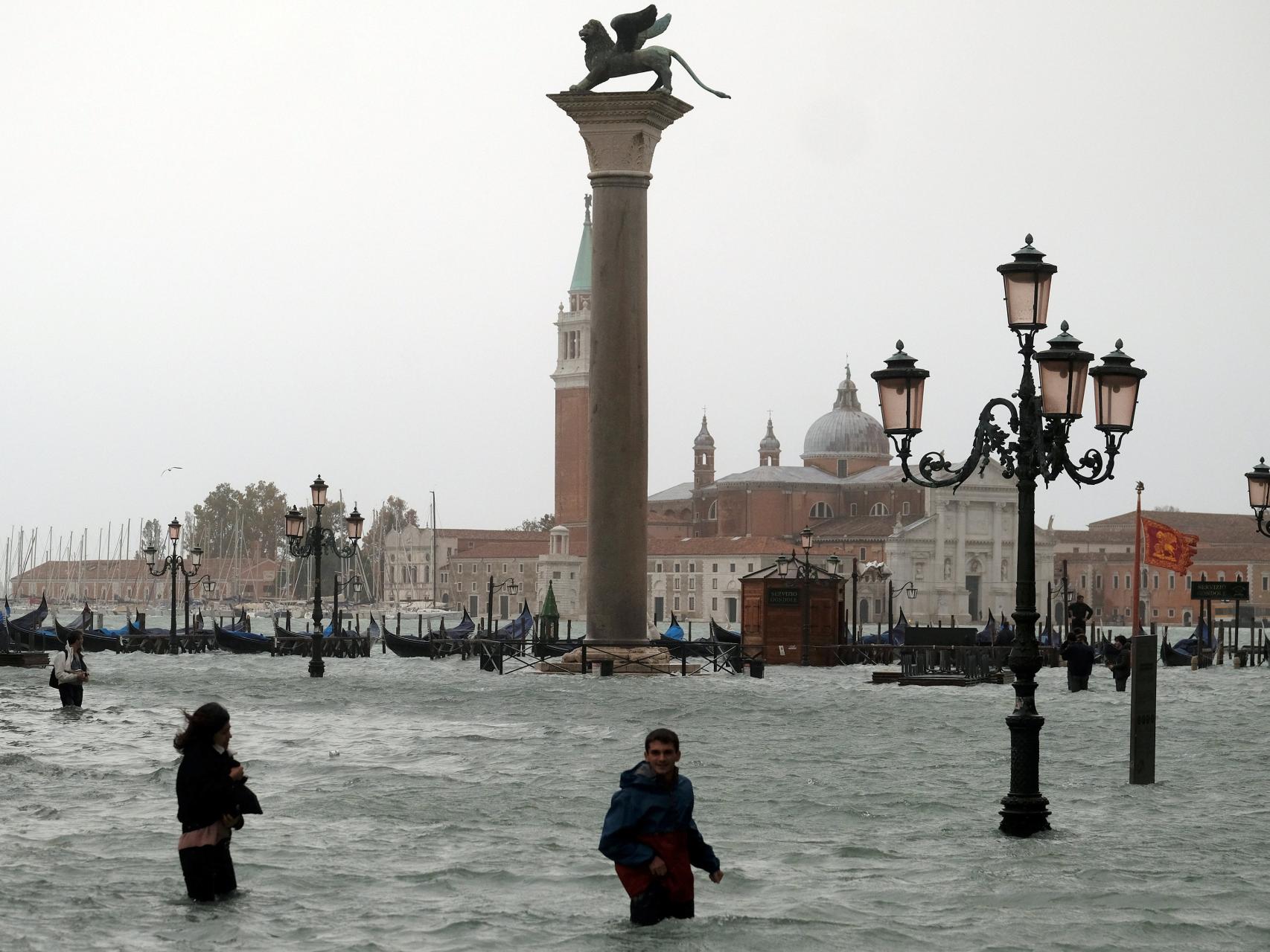 Así están siendo las inundaciones en Italia