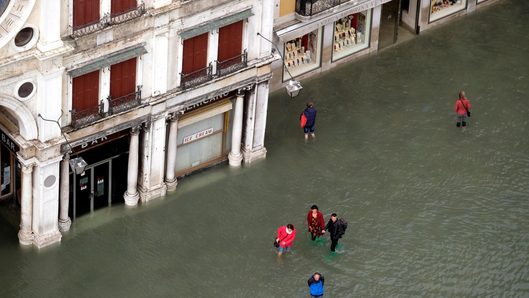 Así están siendo las inundaciones en Italia