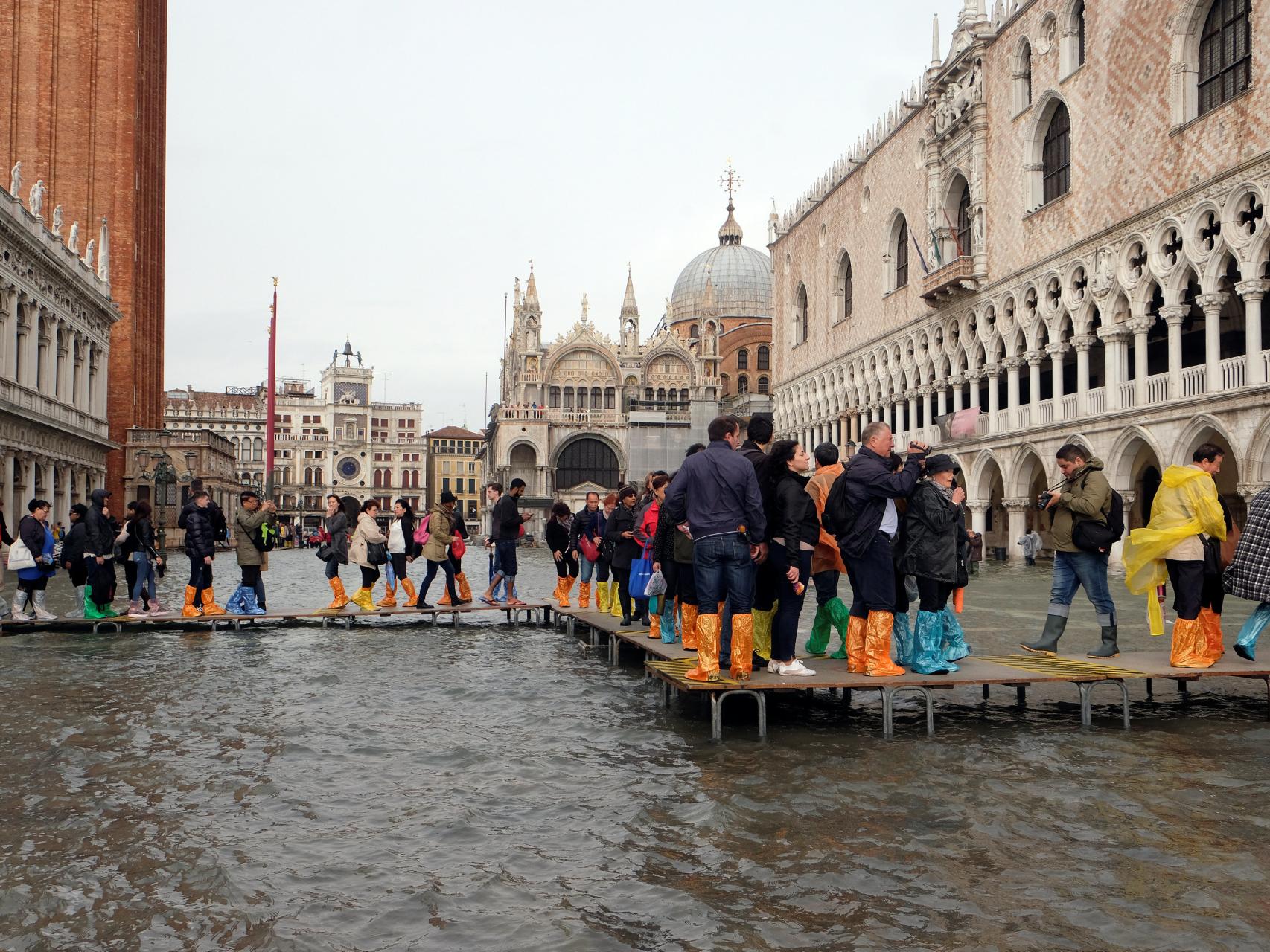 Así están siendo las inundaciones en Italia