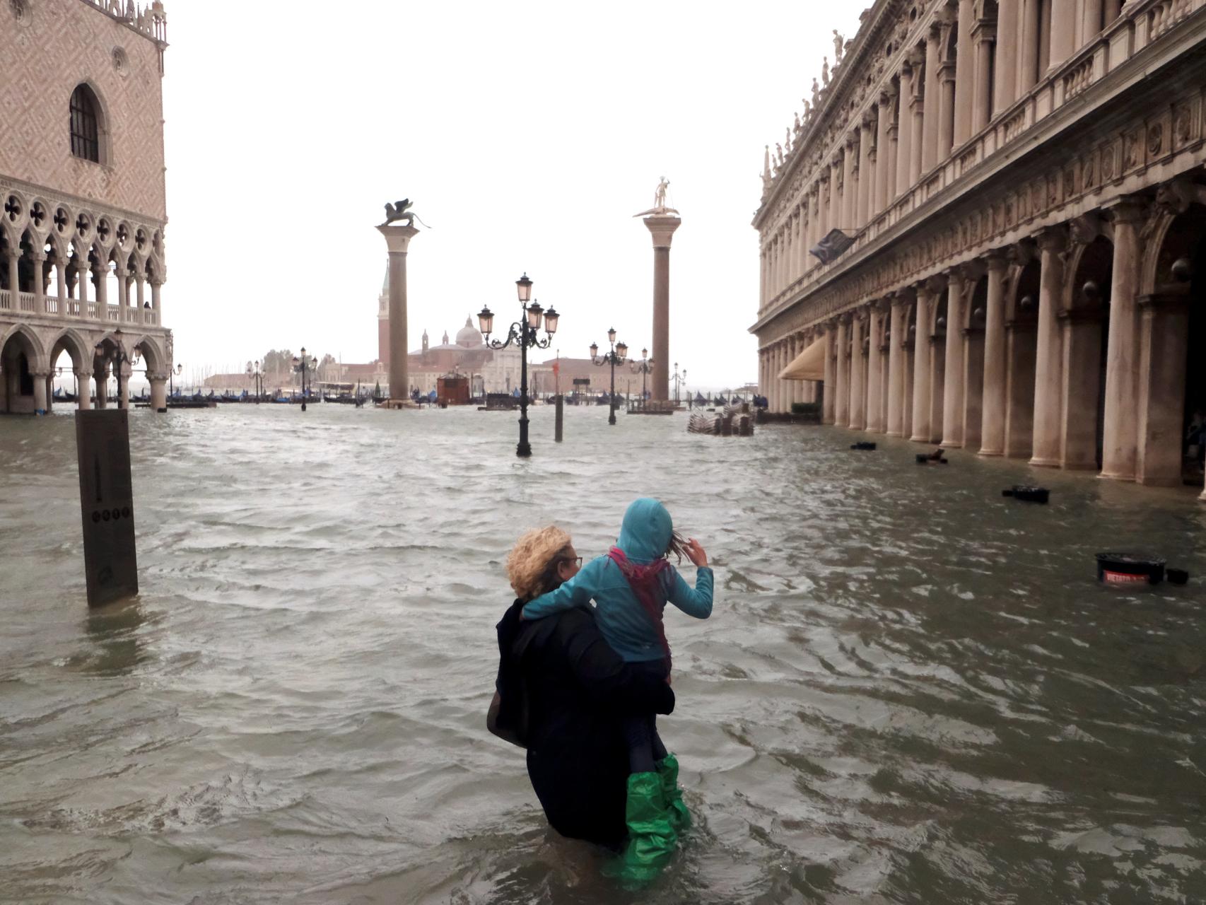 Así están siendo las inundaciones en Italia