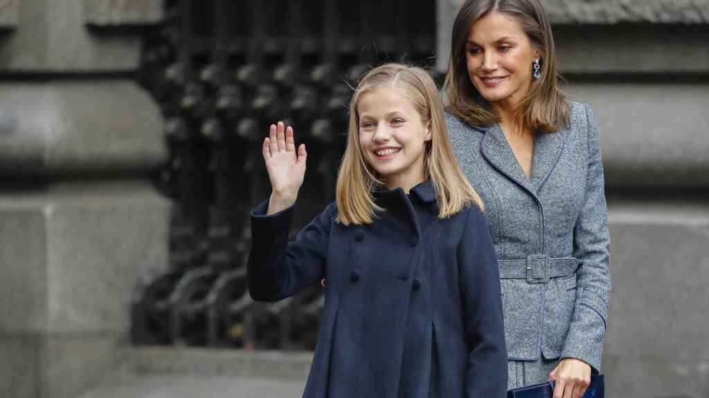La reina Letizia y su hija, la princesa de Asturias.