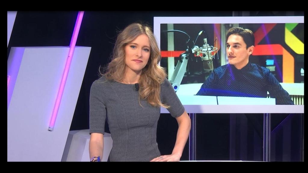 Ingrid Sunyer entrevistando a Xavi Martínez.