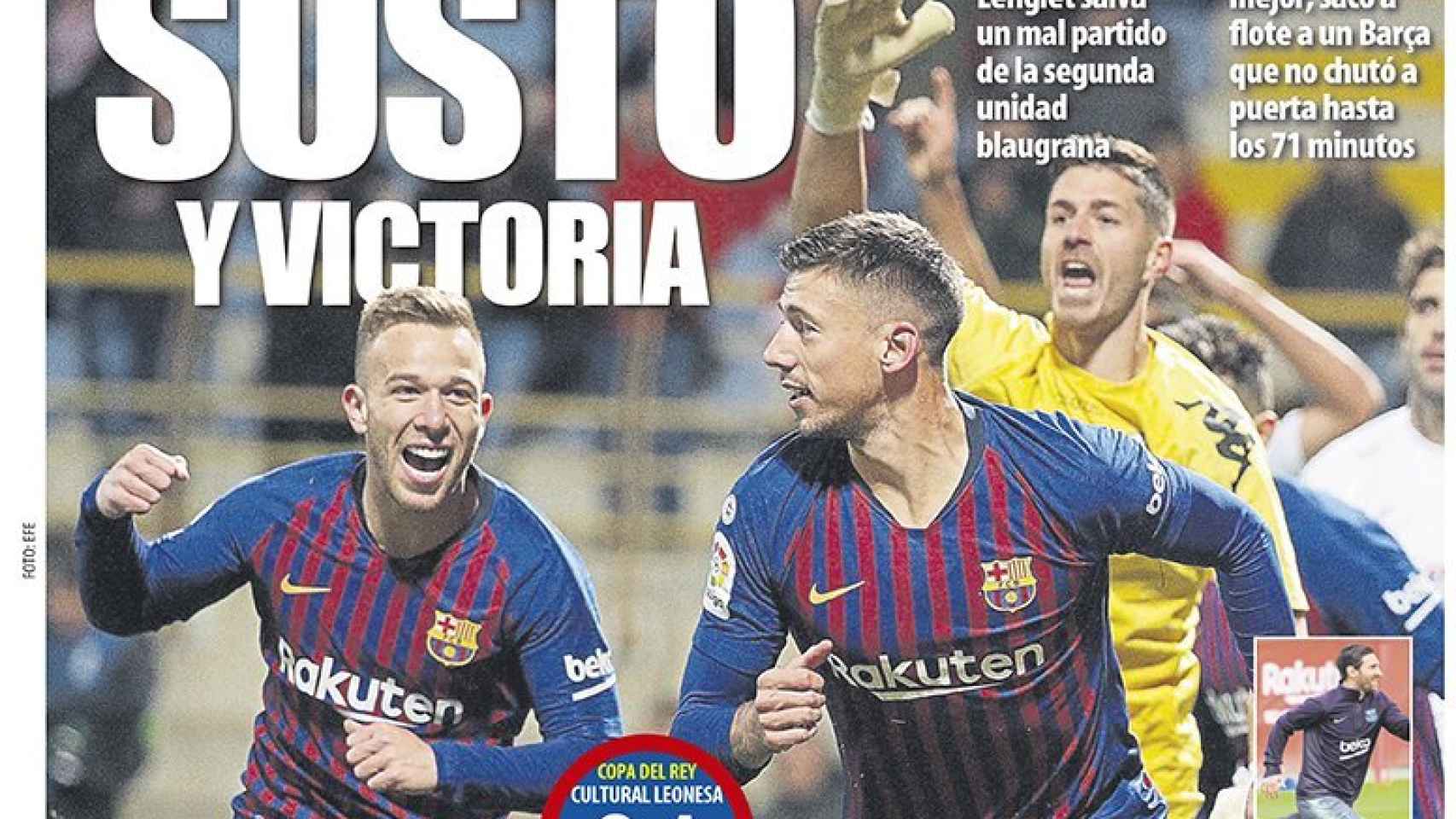 Portada Mundo Deportivo (01/11/2018)