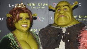 Heidi Klum y Tom Kaulitz, disfrazos de Shrek y princesa Fiona.