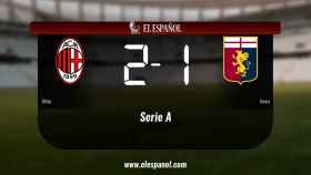 El Milan se queda los tres puntos frente al Génova