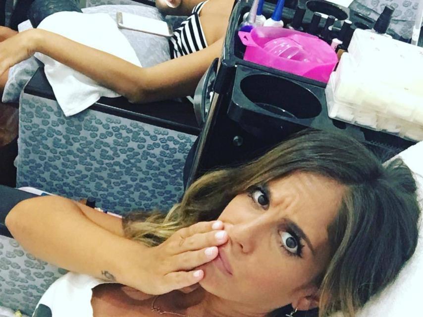 Anabel no descuida su cita mensuales con su centro de estética.
