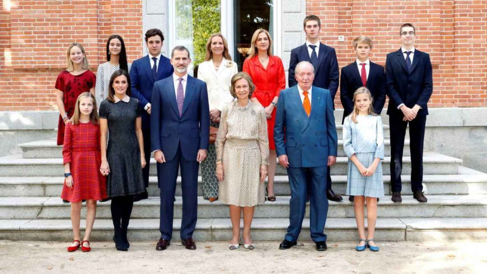 La Familia Real al completo por el 80 cumpleaños de la reina Sofía.