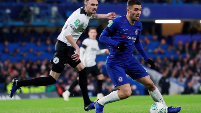 Kovacic se va de un rival de Derby County en la Carabao Cup