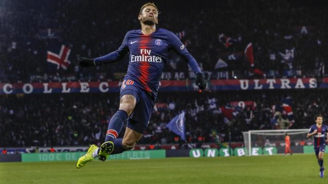 Neymar, durante el PSG - Lille