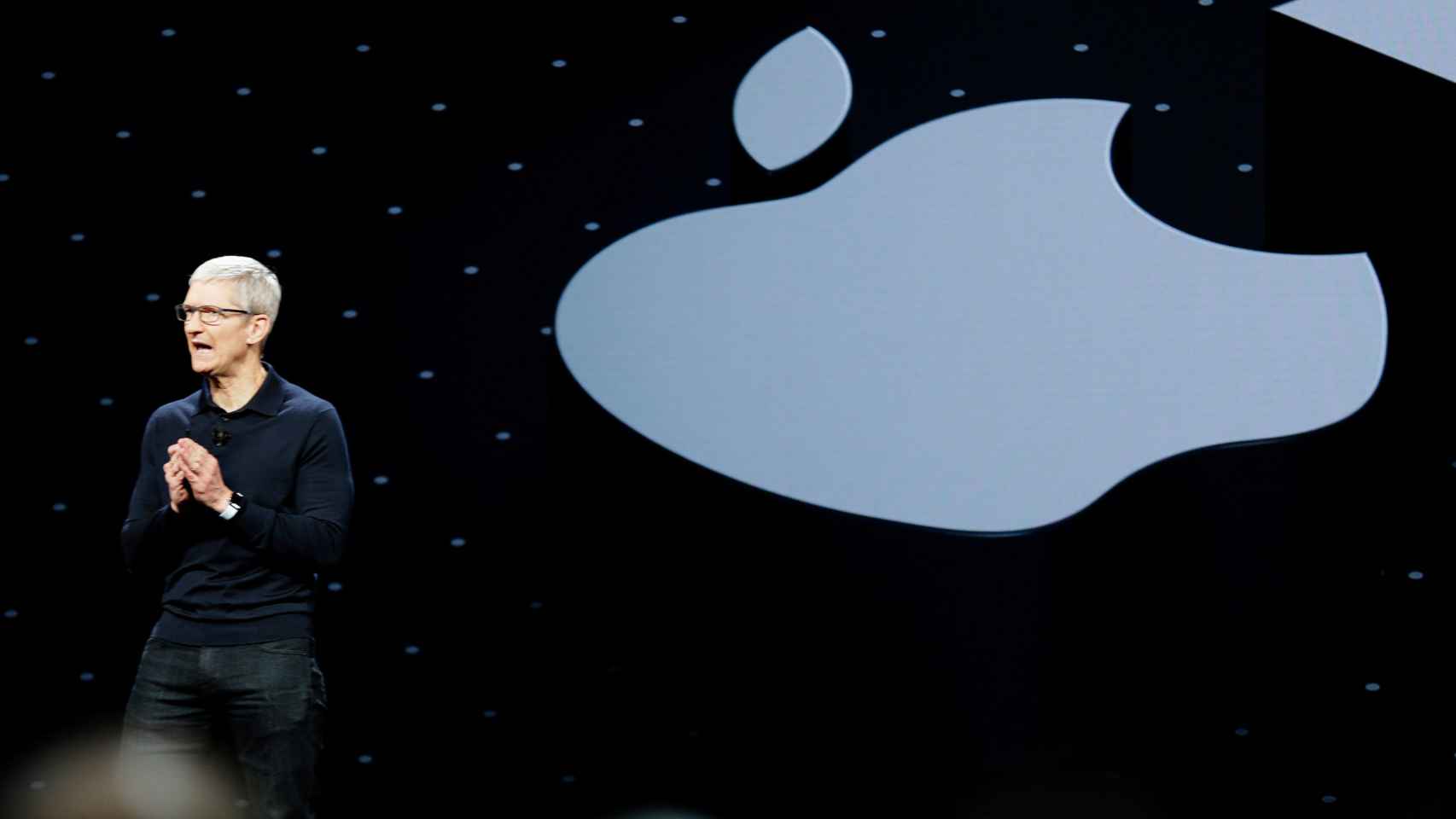 Tim Cook, CEO de Apple, durante la Worldwide Developer conference (WWDC) en San José (California).