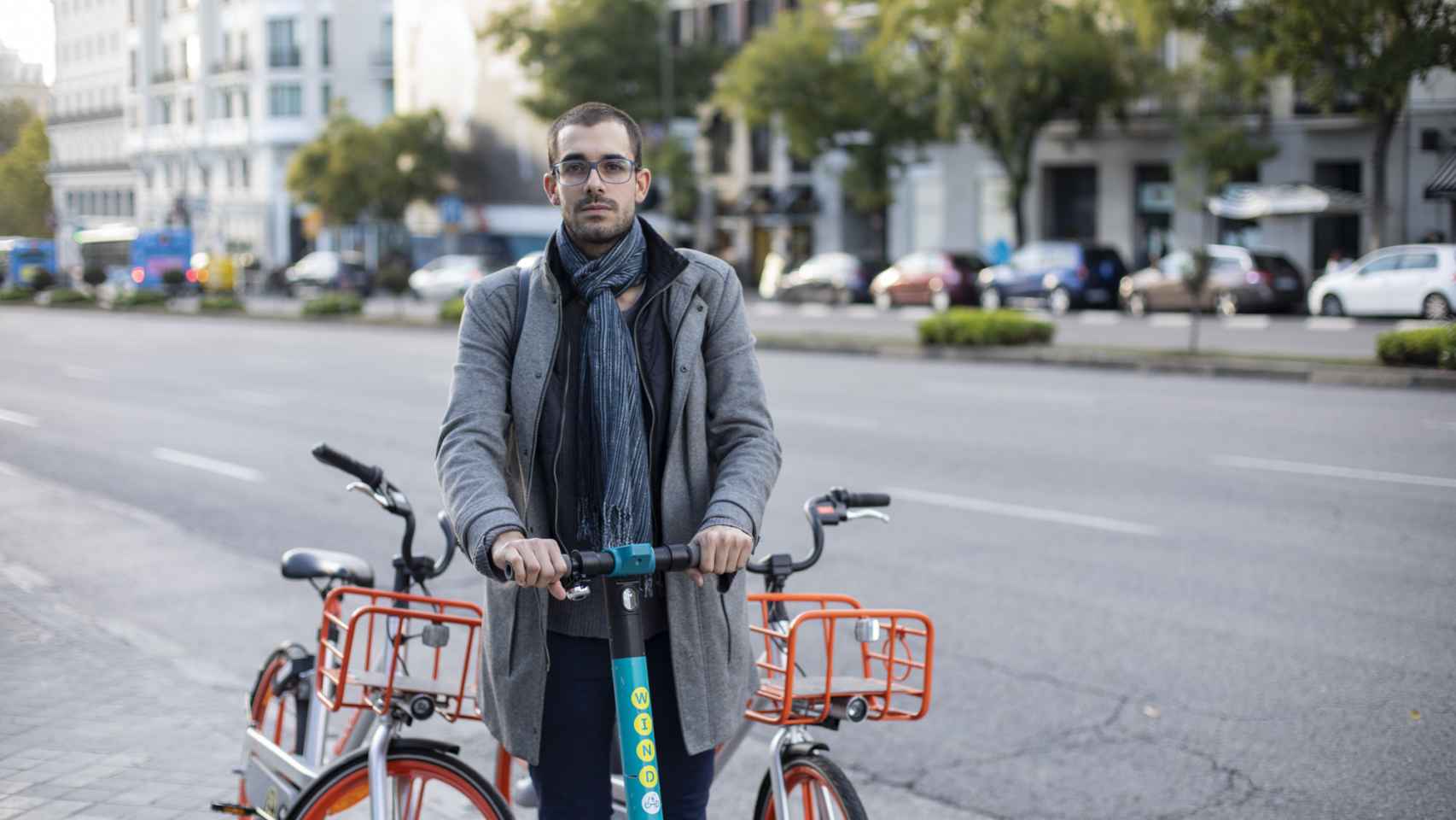 ignacio utiliza bici compartida, pero aboga por un mejor uso de las normas.