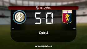 El Inter derrota en casa al Génova por 5-0